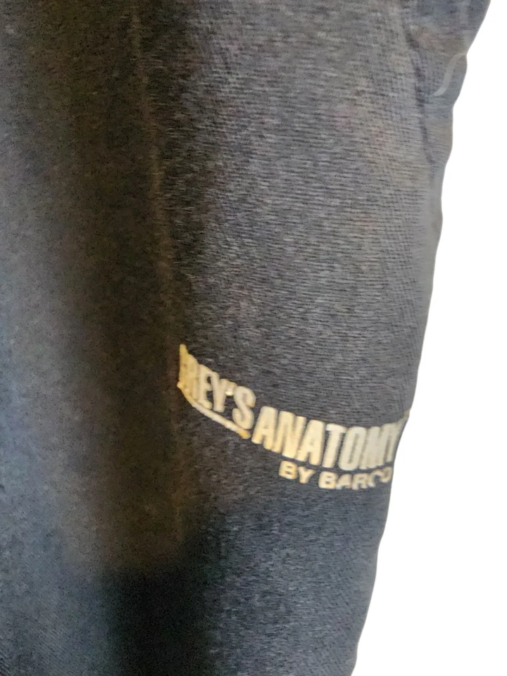 Pantalones Médicos Grey's Anatomy By Barco Talla XL Bolsillos Negros Uniforme Médico Enfermera Foto 4 de 4