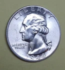 1944-P Silver Washington Quarter GEM BU From Original Bank Roll