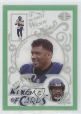 2021 Panini Illusions King of Cards Emerald Russell Wilson #KC-5 1u6