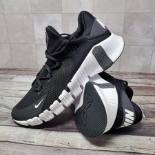 Nike‎ Mens Free Metcon 4 Training Shoes Black/White Lightweight Mesh Size 10 Nike Free Metcon 4 - Black-White-Black-Volt – Carbon38 main image 2