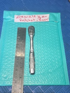 DeWalt 1/4" drive cricchetto SIGILLATO testa cricchetto denti fini RARO