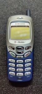 Samsung SGH-R225M Blue/Silver Bar Phone T-Mobile GSM 1900 2G w/ Charger