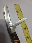 Owl Head 4 Bladed Congressman Pocket Knife Brow And Gold Swirling X 22 — photo 3