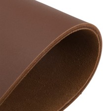 4" x 4" Genuine Leather Sheets, Full Grain Leather Sheet Brown