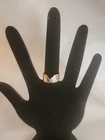 Ron Joe Henry Vtg Native American Sterling Silver Ring Size 8. Step Cut Out
