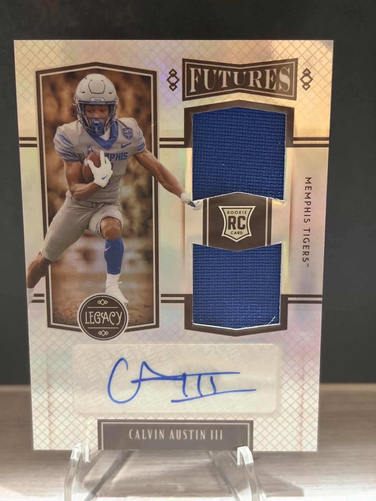 2022 PANINI LEGACY CALVIN AUSTIN III ROOKIE RC DUAL JERSEY AUTO 204/249 Steeler