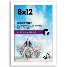Americanflat 8x12 Picture Frame with Shatter-Resistant Glass - Signature Collect