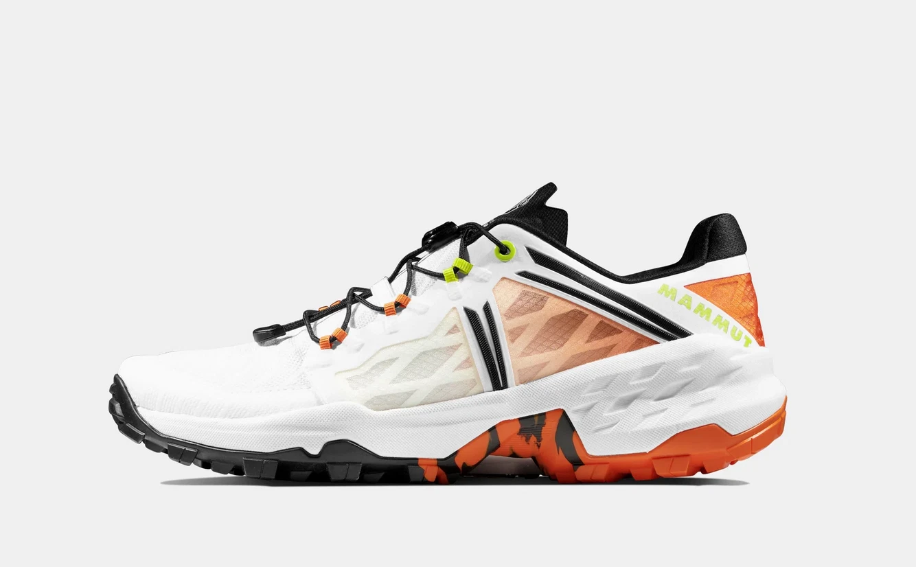 Men's MAMMUT® Sertig TR Low Trail Running Shoe | White - Dark Tangerine | 9 - 13
Opens in a new wind