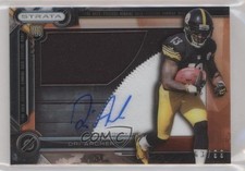 2014 Topps Strata Clear Cut Rookie Relics Topaz 63/99 Dri Archer Patch Auto 2w3