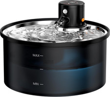 Wireless Cat Water Fountain for Drinking: Battery Operated Cat Fountain Cordless