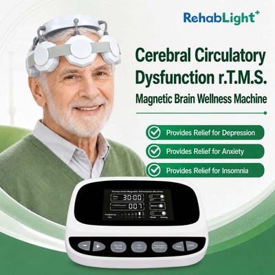 Transcranial Magnetic Brain Wellness Support Device for Memory Focus Improvement