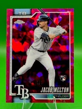 Marketplace image: Jacob Melton 2026 Topps Chrome Sapphire Padparadscha 1/1  Papa TB RC