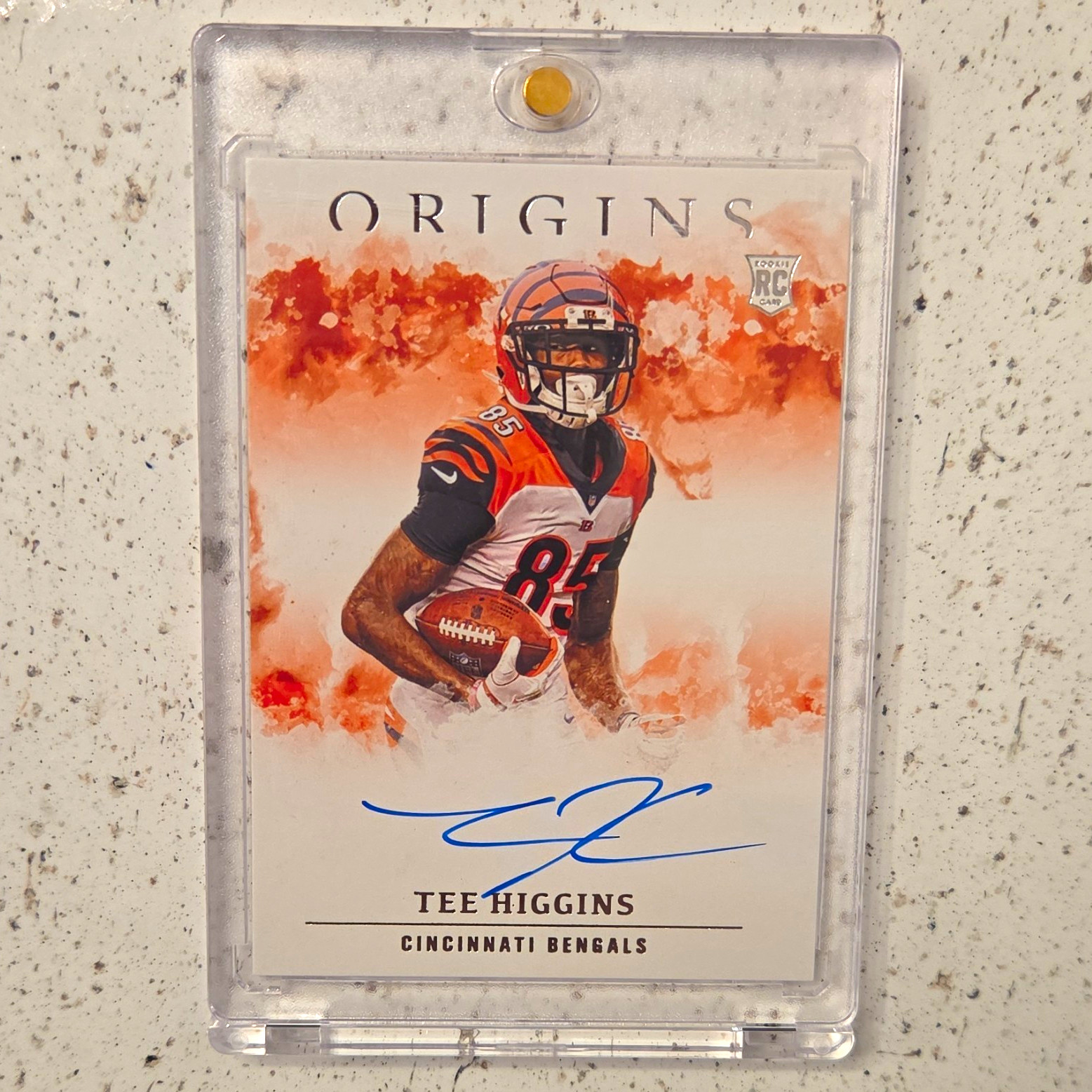 Tee Higgins Panini Origins Rookie Autographs #RATH Base
