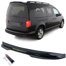 Dach Heckspoiler Schwarz Glanz passt für VW Caddy IV SA 2015-2020
