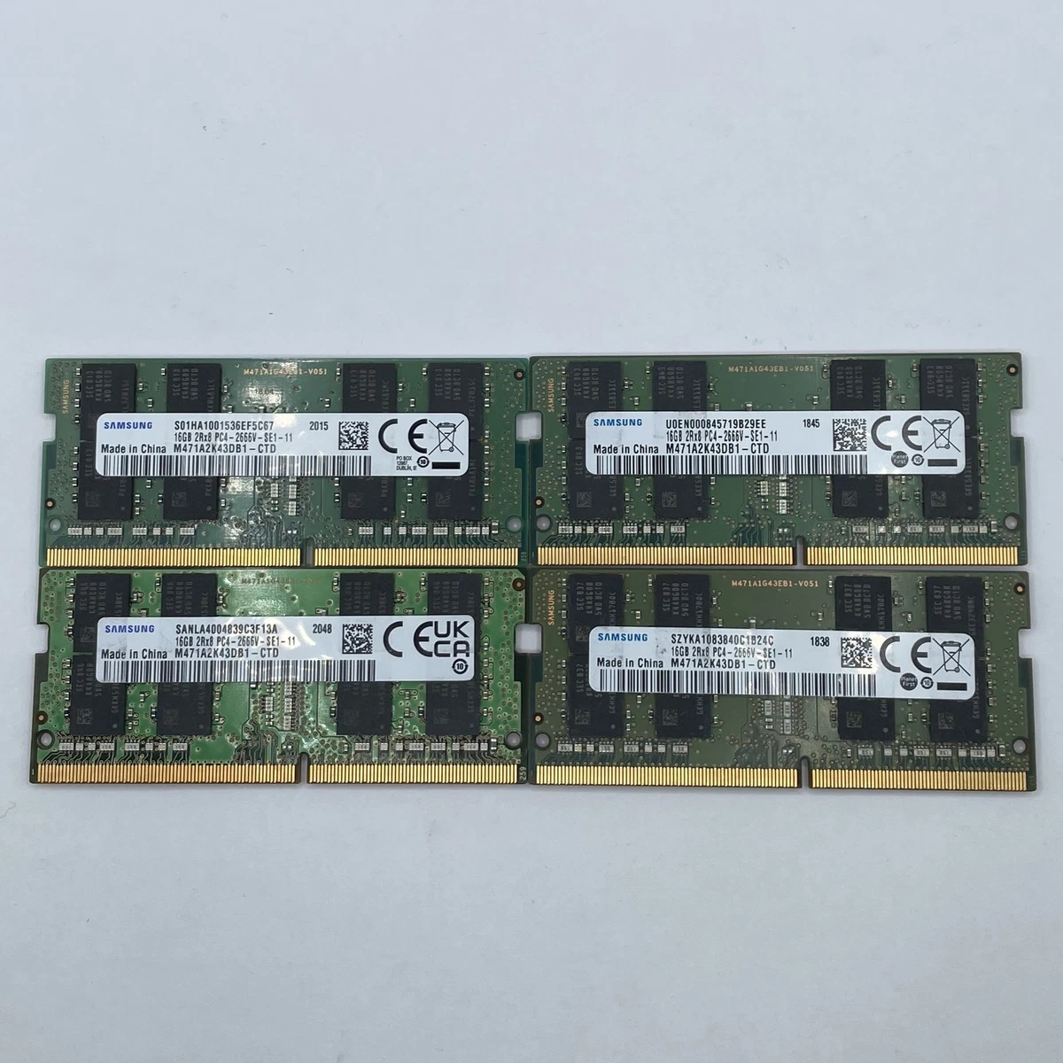 25+ Samsung DDR4 SDRAM 64 GB Total Capacity Memory (RAM) for sale