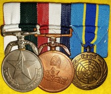 Nepal - Overseas Service / Peacekeeping / Long Service Medal Trio, Group of (3)