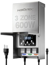 600W Low Voltage Landscape Transformer with 3-Zone Controller