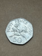 1997 Bailiwick of Guernsey 50p Fifty Pence Coin Circulated In Good Condition