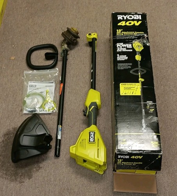 #ad Ryobi RY40ST01K 40V 15quot; Expand It String Trimmer Kit Tool Only Used $64.99
