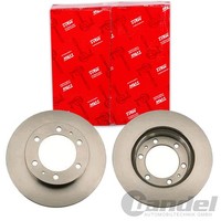 2X TRW Bremsscheiben 297Mm BelÜFtet Vorne Passend FÜR Toyota Hilux | DF4917