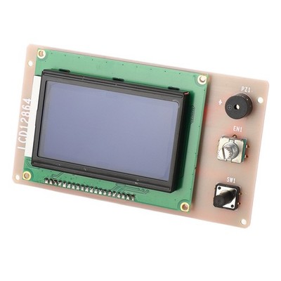 12864 LCD Display Screen 3D Printer Replacement Part LCD Control Module For Anet