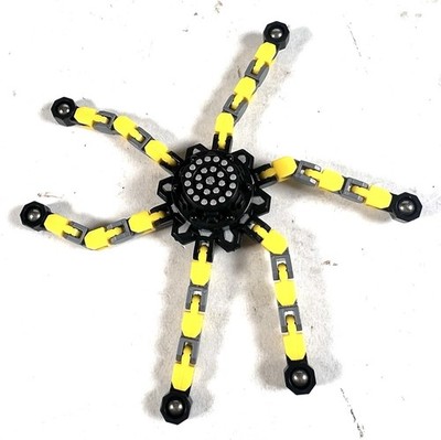 Deformable Fingertip Transformable Robot Gyro Spin Top Fidget Spinner Toy Gift