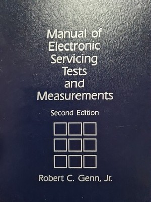 Manual of Electronic Servicing Tests And Measurements Book - 2nd Edition -1
