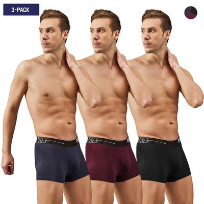 Macho Genie Classic Premium Soft and Breathable Modal Trunks (Pack of 3)