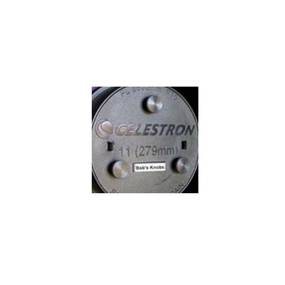 Bobs Knobs Celestron C11 f/10 Flat Secondary Housing Metric Collimation Threads