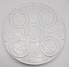 VINTAGE Frankoma Pottery Seal of Five Civilized Tribes Trivet Handmade Stamped