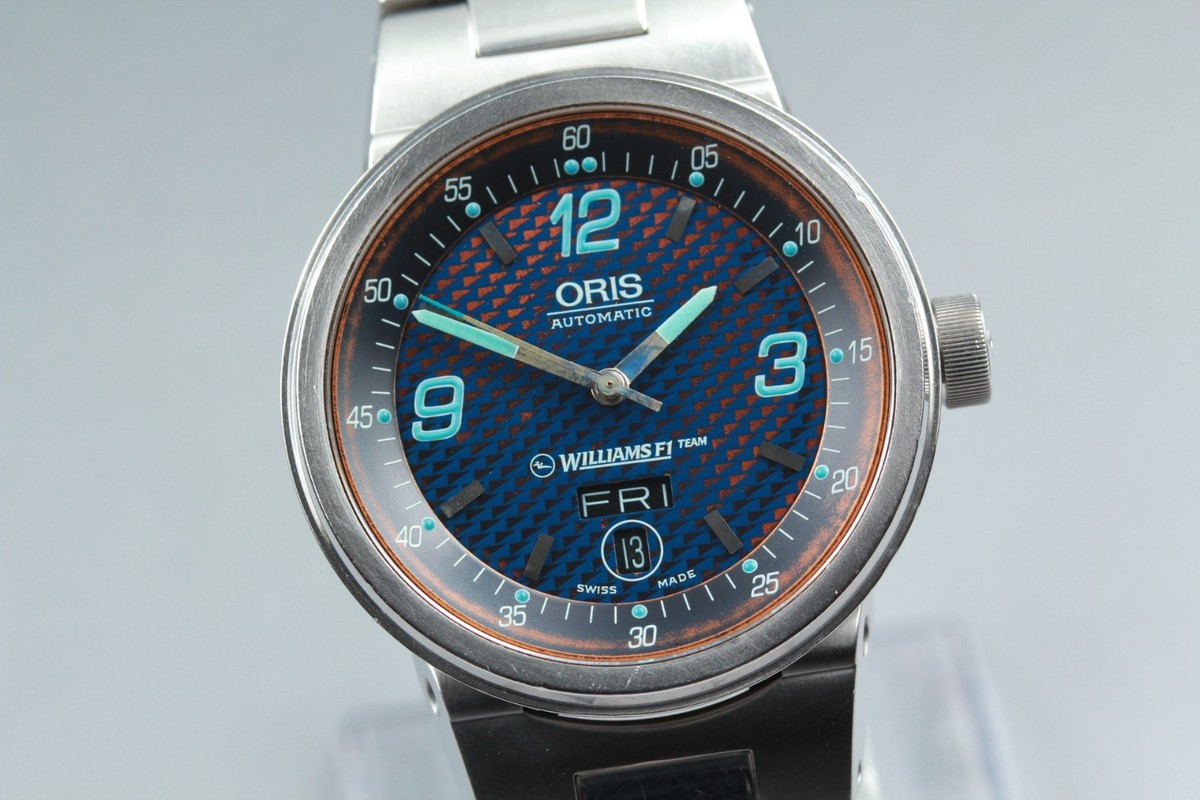 ORIS Williams F1 Team 7560 Automatic 40mm Day/Date Navy Blue Dial