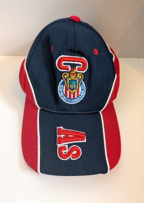 Vintage Chivas de Guadalajara Football Cap Mütze Mexiko Retro bestickt