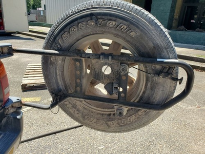 #ad 1993 Toyota Hilux Surf Spare Wheel Carrier Swing Arm Assembly W Bare Tailgate $1000.00