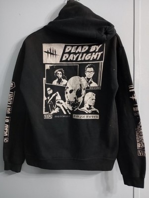 Dead by Daylight Hoodie SMALL BLK Behaviour Interactive Graphic Japan Text READ