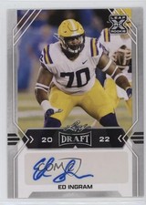2022 Leaf Draft Auto Ed Ingram #BA-EI1 Auto 6yz