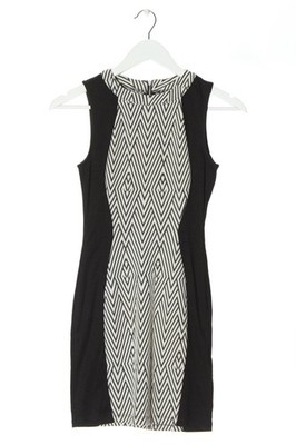 H&M DIVIDED Bleistiftkleid Damen Kleid Gr. DE 36 schwarz-weiß Casual-Look