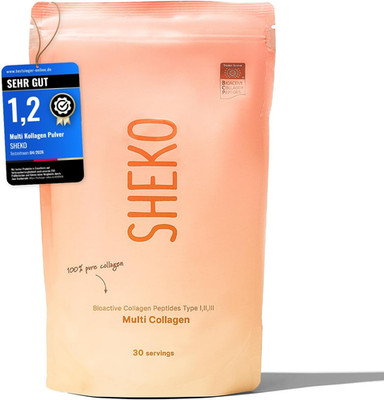 SHEKO Premium Kollagen Pulver 450G - Natürliches Bioaktives Kollagen Hydrolysat