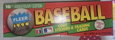 1990 Fleer Baseball Card Box   Never Opened   660 Cards   Complete Set Inside