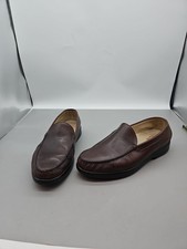 Genuine SAS Handsewn Leather Size 13W Made in USA Brown Loafers Driving Shoes
