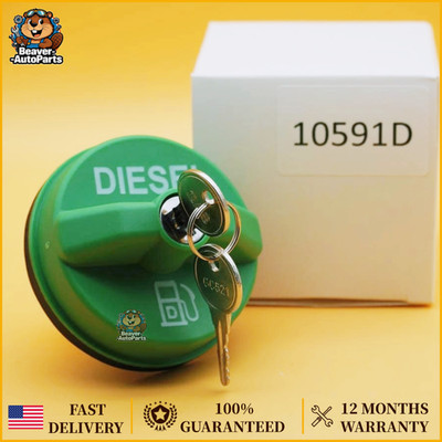 10591D Locking Fuel Gas Cap Diesel Fuel Tank For Ford F250 F350 F450 F550 E-350