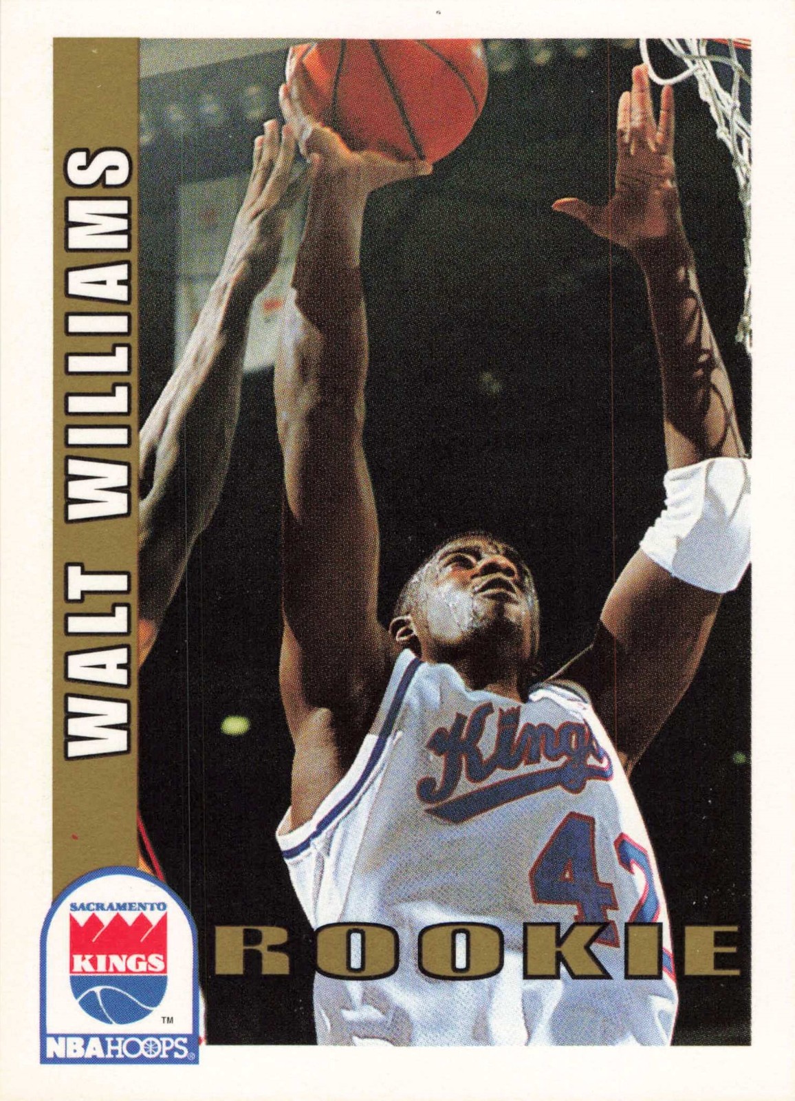 Walt Williams 1992-93 Hoops #463 Sacramento Kings RC