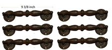 Old Fashion Casket Handles, Solid Cast Iron, 6 handles - HW-100