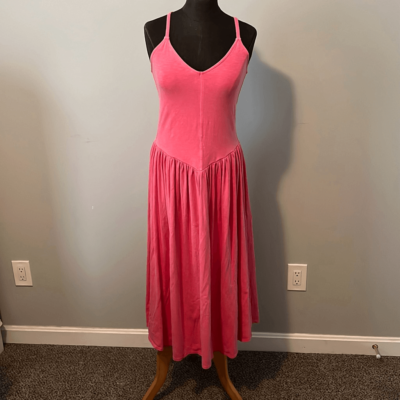 slim fit dress slacks Piera Cut-Out Waist Maxi Dress Hot Pink main image 1
