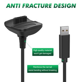 2-10PCS 4800mAh Rechargeable Battery USB Charger Cable For Xbox 360 Controller