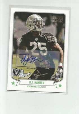2013 Topps Magic Autographs #151 D.J. Hayden