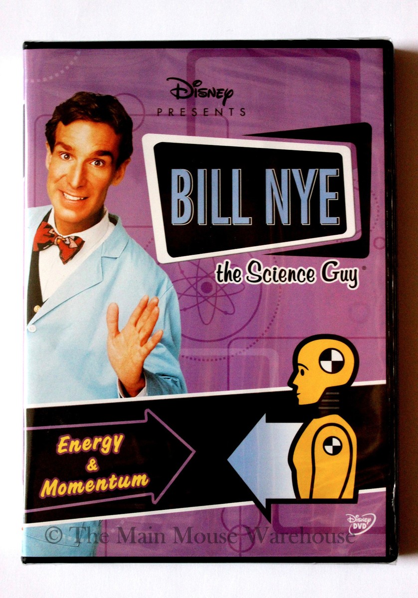 Disney Bill Nye The Science Guy Kinetic Energy Speed Momentum