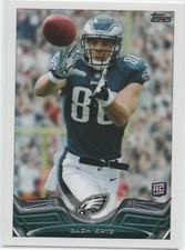 2013 Topps Football #384 Zach Ertz PHILADELPHIA EAGLES Rookie Card 8. rookie card picture