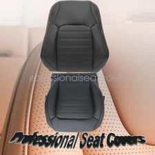 For 2011-2018 Volkswagen Jetta Driver Bottom & Top Perforated Leather Seat Cover