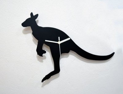 Kangaroo Kids Cartoon Silhouette Wall Clock Ebay ebay