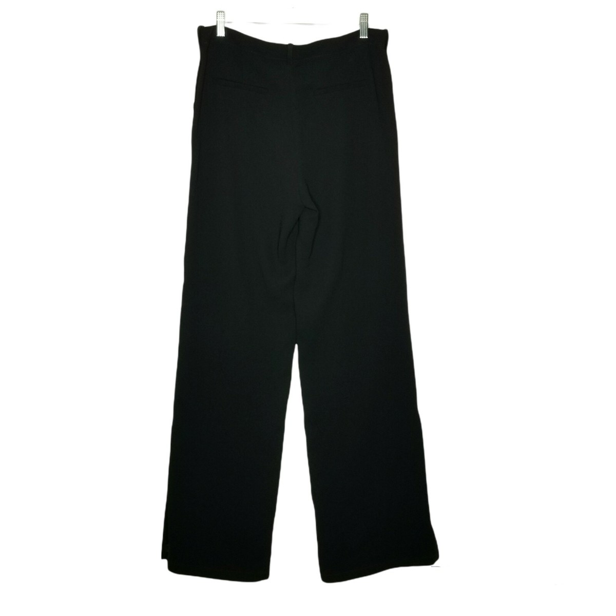 Theory✨LINDRAYIA B CLASSIC CREPE Theory Brilda Admiral Crepe Light Pants 8 Black Button Leg